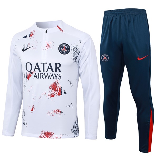 Sudadera De Training PSG 2024-25 Blanco 3